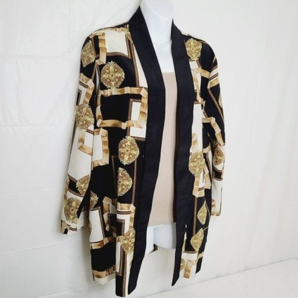 Functionals Gold Motif Lightweight Cardigan